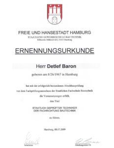Energieberater Hamburg Zertifikat