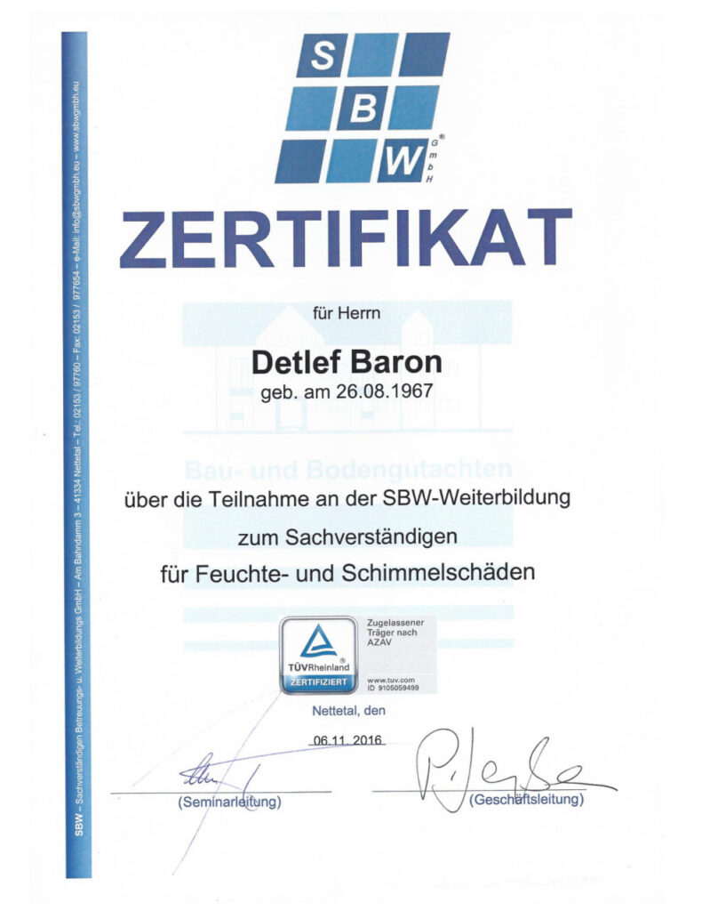 Energieberater Hamburg Zertifikat