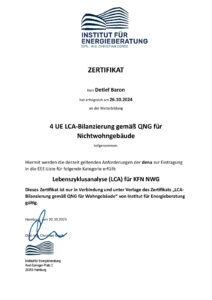 Energieberater Hamburg Zertifikat